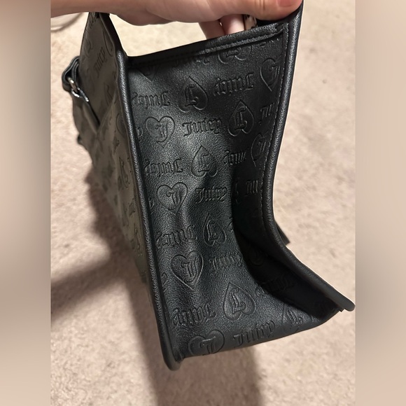 Juicy Couture Black Tote bag with embossed all over print logo - Picture 4 of 7